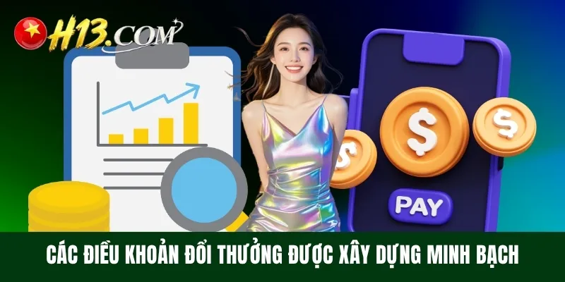 Các điều khoản đổi thưởng được xây dựng minh bạch