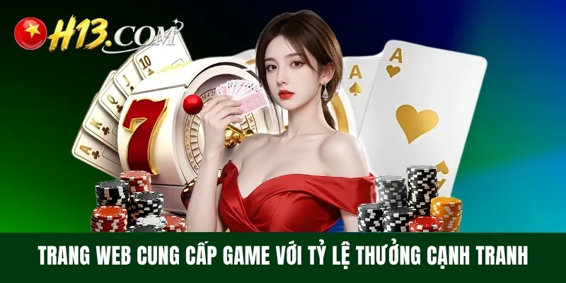 Trang web cung cấp game với tỷ lệ thưởng cạnh tranh